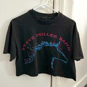 Steve Miller Band Cropped Tee Sz M